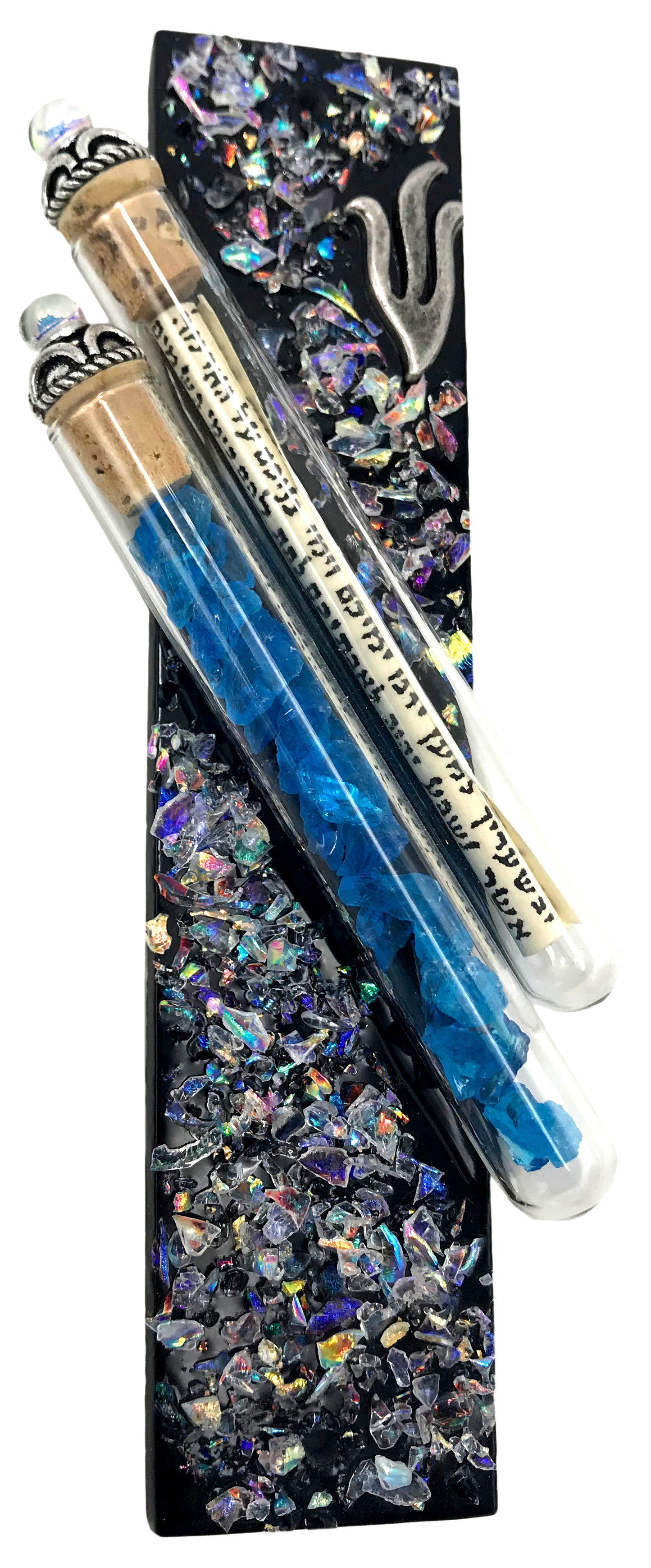 Sparkling Jewels Wedding Keepsakes Mezuzah - Gloss Black